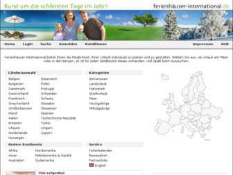 ferienhaeuser-international.de website preview