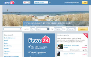 fewo24.de website preview