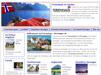 ferienhaus-norwegen.de website preview