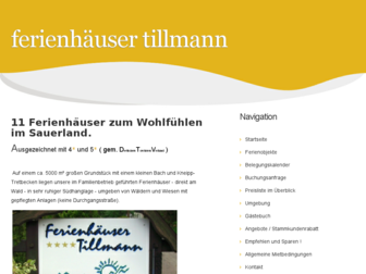 ferienhaus-tillmann.de website preview