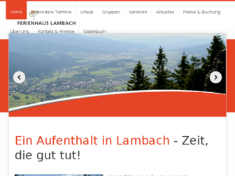 kolpinghaus-lambach.de website preview