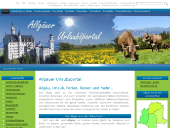 allgaeuerurlaubsportal.de website preview