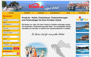 kroati.de website preview