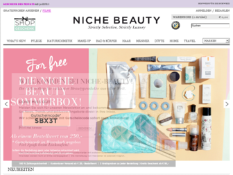 niche-beauty.com website preview