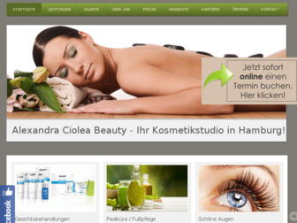 kosmetikstudio-hamburg.net website preview