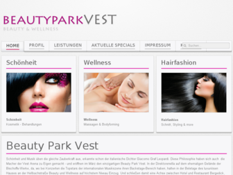beauty-park-vest.de website preview