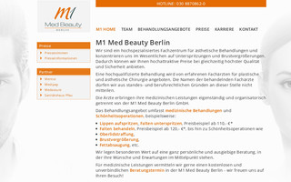 m1-berlin.de website preview