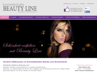 beauty-line-bremerhaven.de website preview