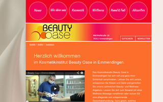 beauty-oase-em.de website preview