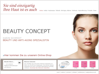 beauty-concept-glehn.de website preview