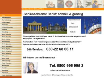 schluesseldienst-berlin-klein.de website preview