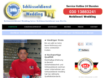 schluesseldienst-wedding.de website preview