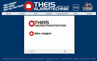 alarmtechnik-theis.de website preview