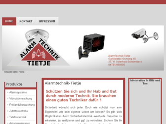 alarmtechnik-tietje.de website preview