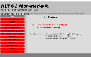 alarmtechnik.com website preview