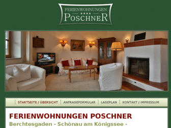 ferienwohnungen-poschner.de website preview