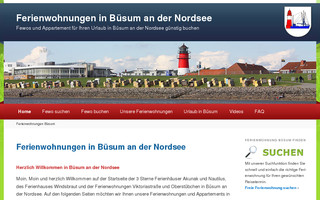 ferienwohnungen-buesum.net website preview