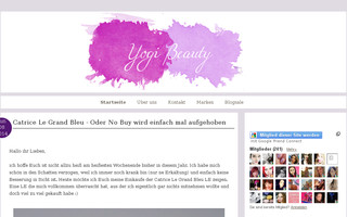 yogibeauty.de website preview