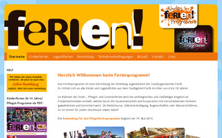 ferien.fuerth.de website preview