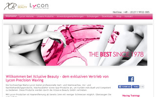 xclusivebeauty.de website preview