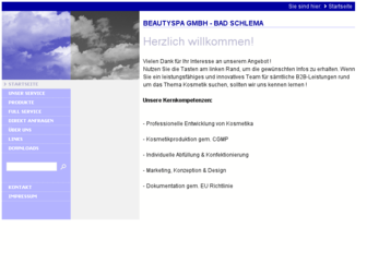 beautyspa.de website preview