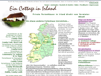 cottage-irland.de website preview