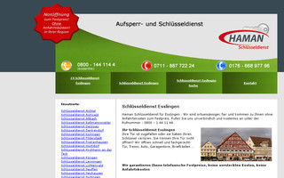 schluesseldienst-esslingen-24h.de website preview