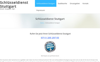 schluesseldienststuttgart.de website preview
