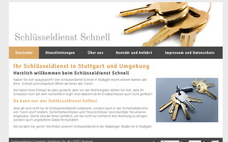 schluesselaufsperrdienst-stuttgart.de website preview