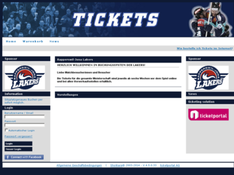 lakers.showare.ch website preview