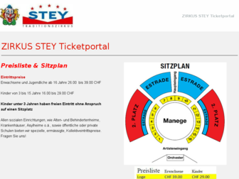 stey-ticketportal.jimdo.com website preview