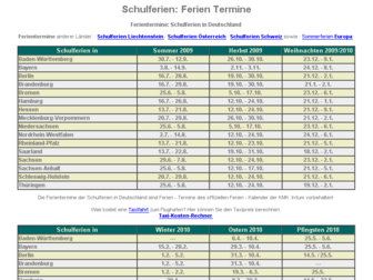 schulferien-termine.de website preview