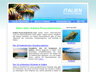 italien-pauschalreisen.com website preview