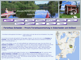 ferienhausschweden.com website preview