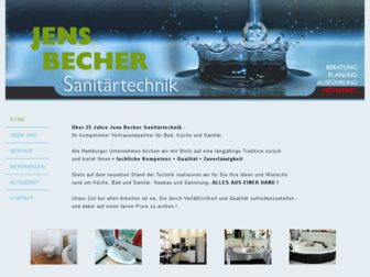 becher-sanitaer.de website preview