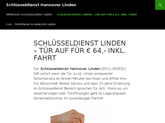 schluesseldienst-hannover-linden.de website preview