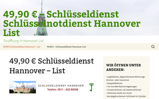 hannover-list-schluesseldienst.de website preview