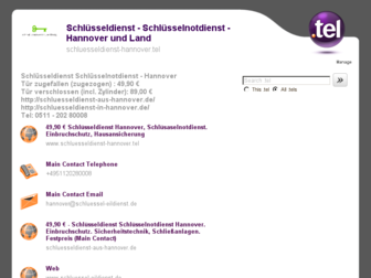 schluesseldienst-hannover.tel website preview