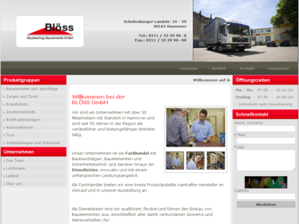 bloess-hannover.de website preview