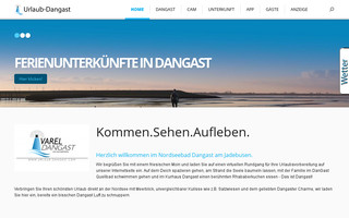 urlaub-dangast.com website preview