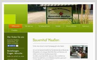 bauernhof-maassen.eu website preview