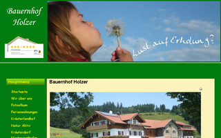 bauernhof-holzer.de website preview