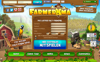 farmerama.de website preview
