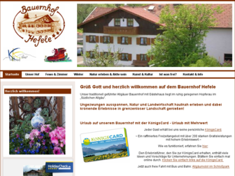 bauernhof-hefele.de website preview