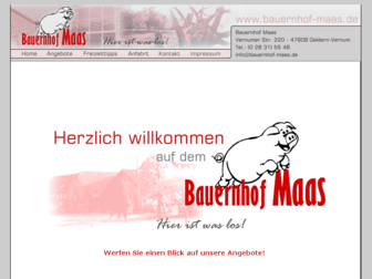 bauernhof-maas.de website preview