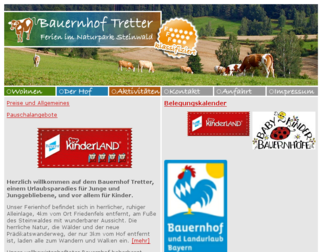 bauernhof-tretter.de website preview