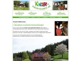 kinder-bauernhoefe.de website preview