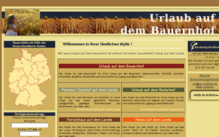 urlaub-auf-dem-bauernhof.de website preview