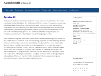 autokreditantrag.de website preview