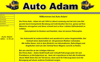 auto-adam.de website preview